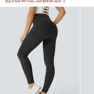 2 Pairs For $50 HALARA Women's Black Leggings